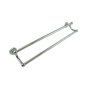 Simple Serenity 24" Double Towel Bar in Polished Chrome