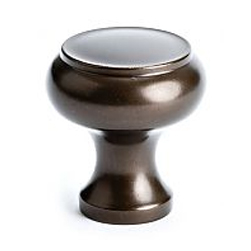 Forte 1-1/4" Knob in Oil Rubbed Bronze