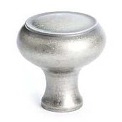 Forte 1-1/4" Knob in Weathered Nickel