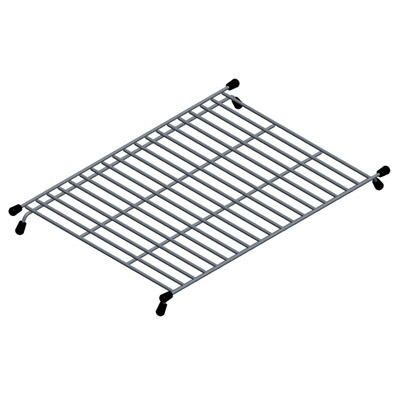 Ikon Floating 10"x14-5/8"x1-3/8" Stainless Steel Grid