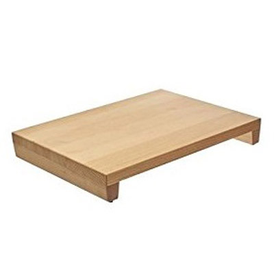 Floating 15-1/8x11" Wood Cutting Board w/Rubber Feet