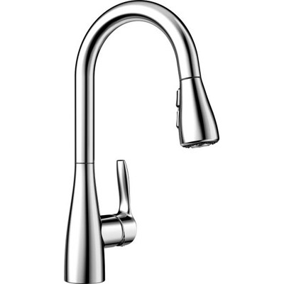Atura Single Hole Pull-Down Spray Bar Faucet in Chrome