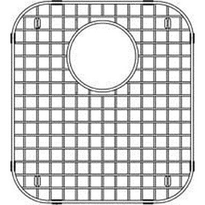 Stellar 15-1/4x13-3/4" Stainless Steel Double Bowl Sink Grid