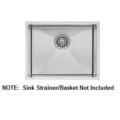 Precision R10 22x18x10" Stainless Steel Single Bowl Sink