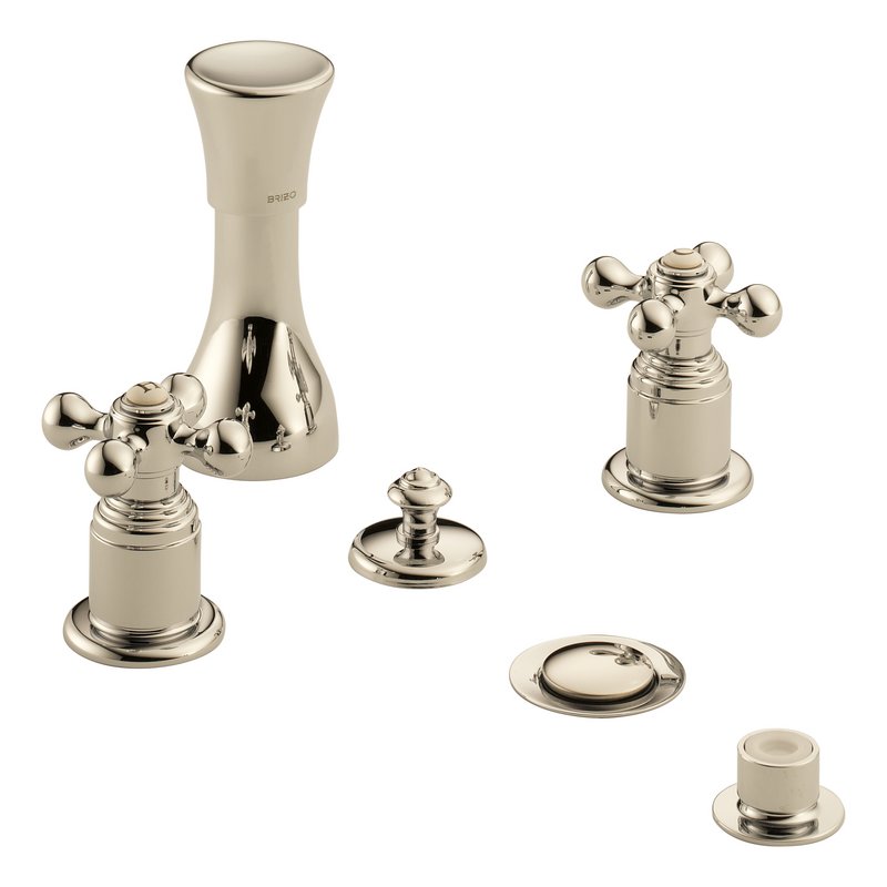 Bidet Faucet w/out Handles in Polished Nickel