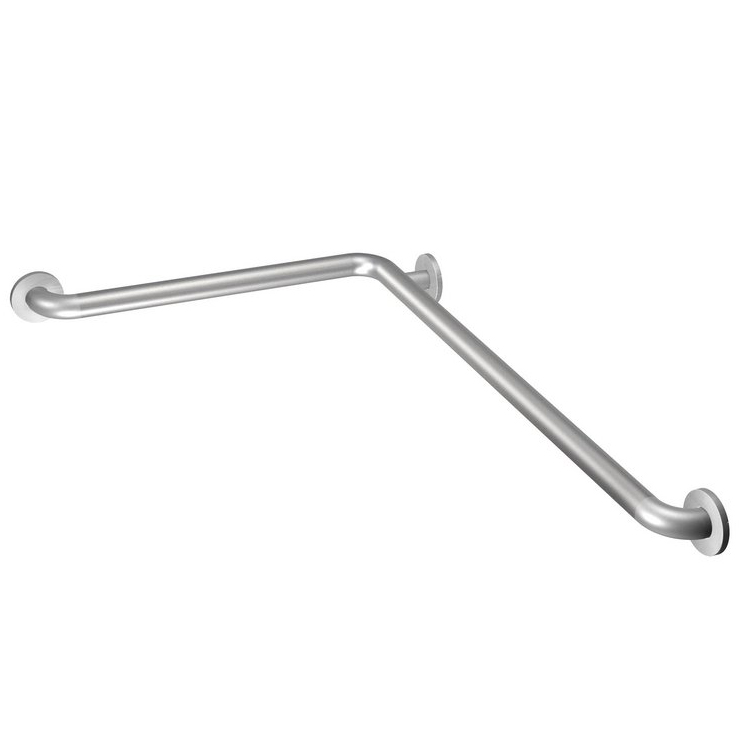 Home Care 24x48 L-Shaped Grab Bar in Stainless