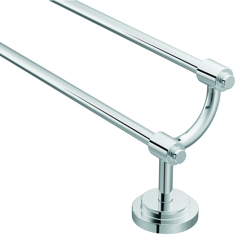 Iso 24" Double Towel Bar in Chrome