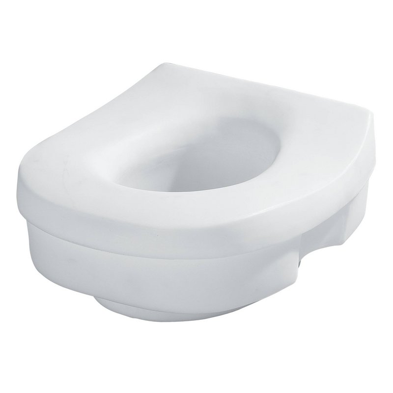Home Care Safety Elevated Toilet Seat Glacier