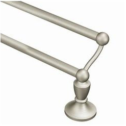 Wembley 24" Double Towel Bar in Brushed Nickel