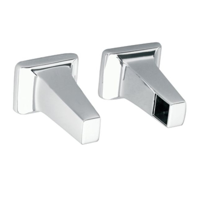 Donnor Contemporary Towel Bar Posts (pr) in Chrome