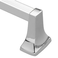 Donnor Contemporary 24" Towel Bar in Chrome