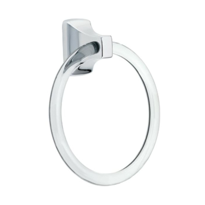 Donnor Contemporary Towel Ring In Chrome