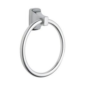 Donnor Contemporary Towel Ring In Chrome