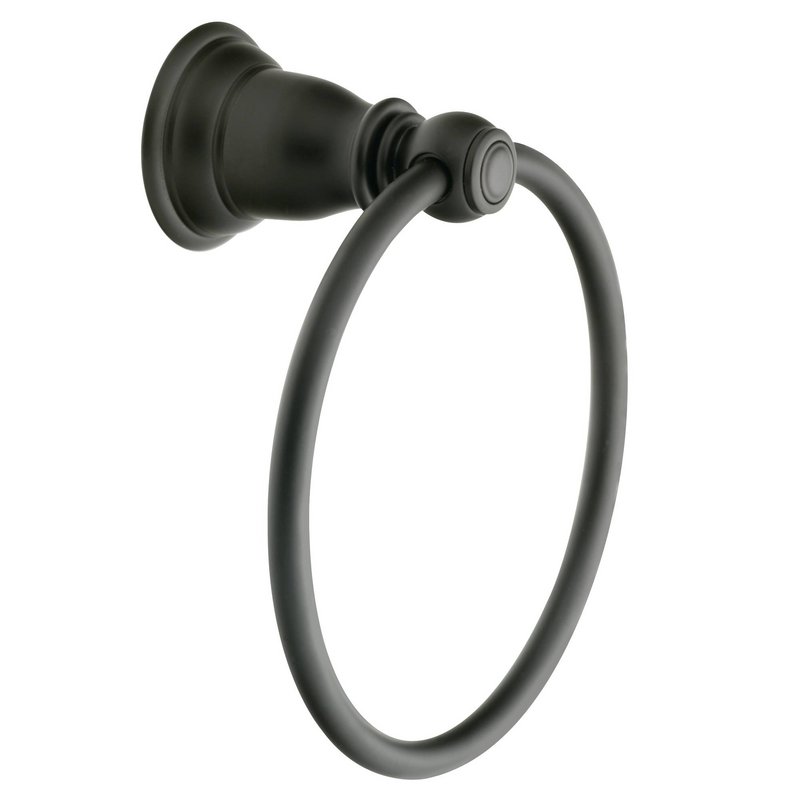 Kingsley 6-3/8" Towel Ring in Wrought Iron