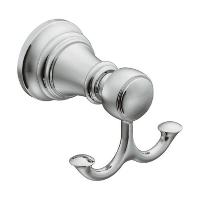 Weymouth Double Robe Hook in Chrome