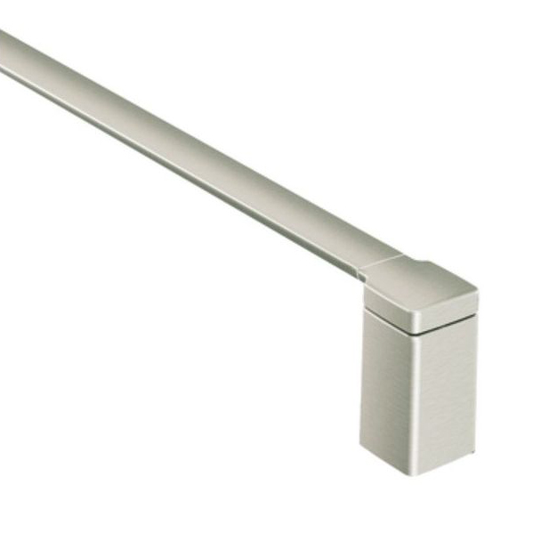 90 Degree Collection 18" Towel Bar in Brushed Nickel