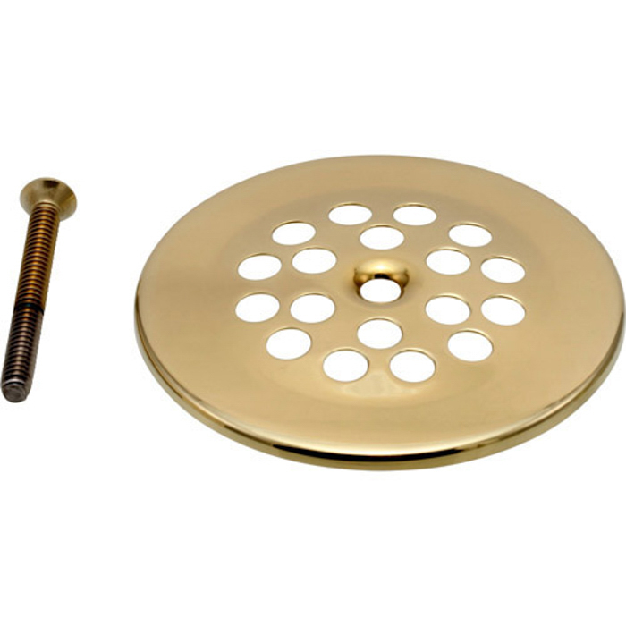 Replacement Dome Strainer w/Screw in Polished Brass