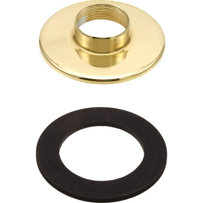 Escutcheon Thick Tile Mounting Kit for Roman Tub in Brass