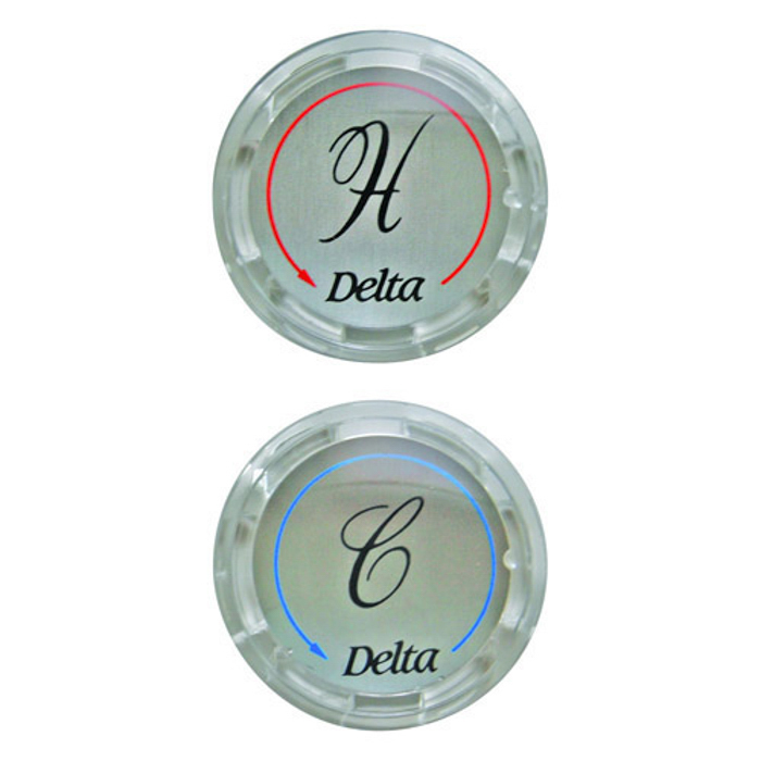 Hot/Cold Clear Button Set