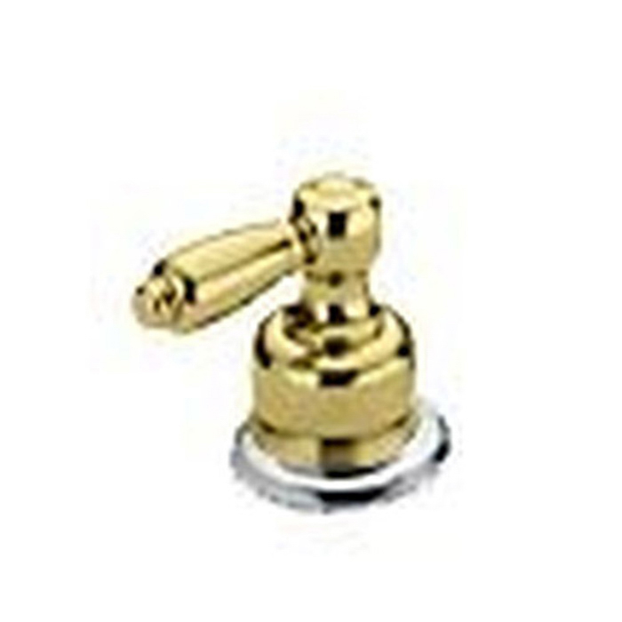 Tub and Shower Metal Lever Handle in Polished Brass