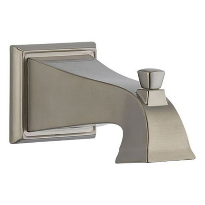 Dryden 7-1/2" Tub Spout w/Pull-Up Diverter in Stainless