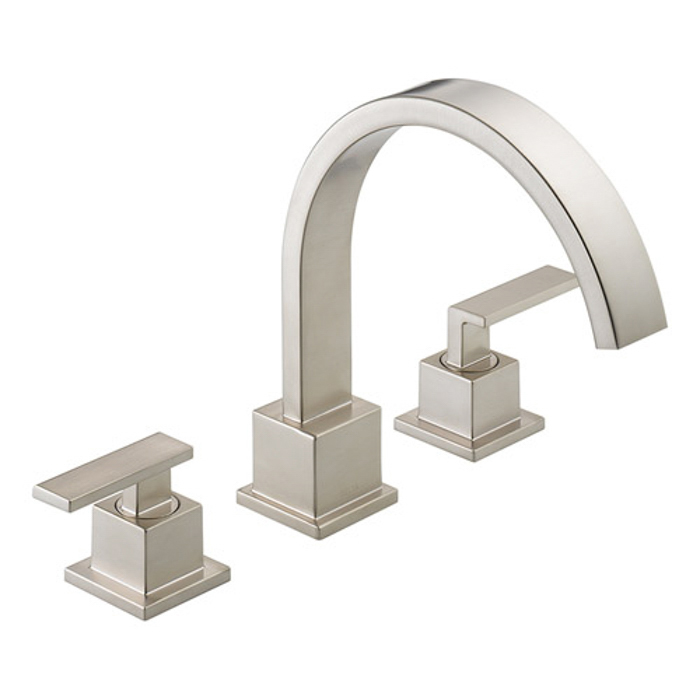 Vero Roman Tub Trim Only w/Lever Handles in Stainless