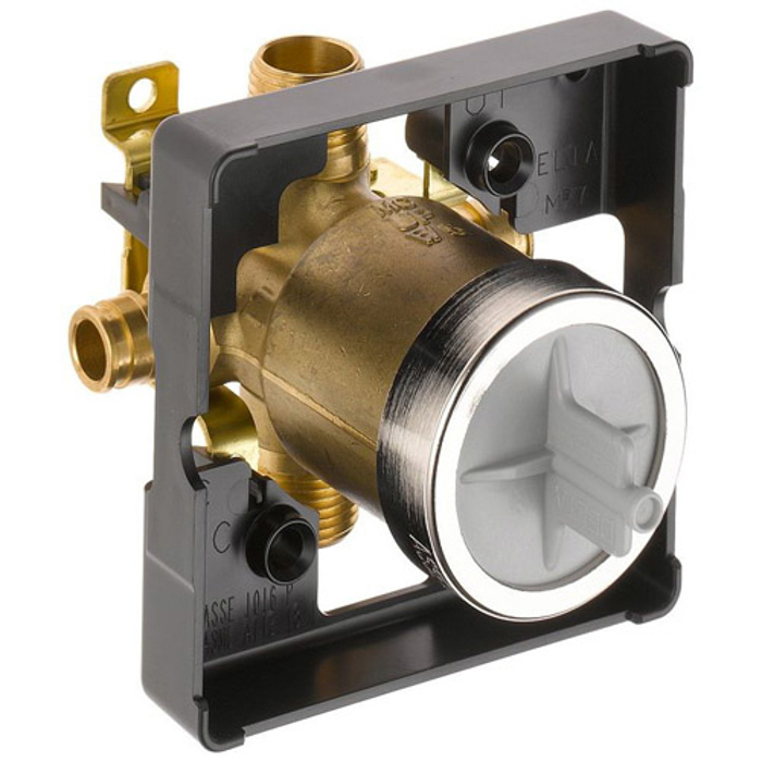 MultiChoice Universal Tub & Shower Valve Body Only Rough-In PEX Cold Expansion Connections with Universal Outlets
