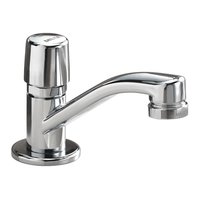 Commercial Metering Faucet In Chrome