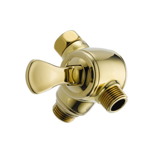 3-Way Diverter In Polished Brass