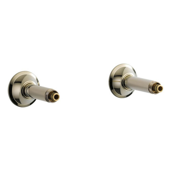 Wall Mounted Tub Filler Unions in Polished Nickel