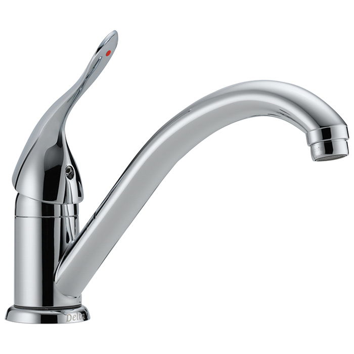 Commercial Kitchen Faucet Single Hole 1.5 gpm in Chrome