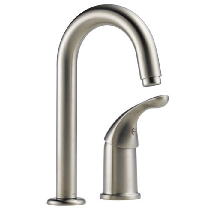 Classic Single Hangle Bar/Prep Faucet Stainless