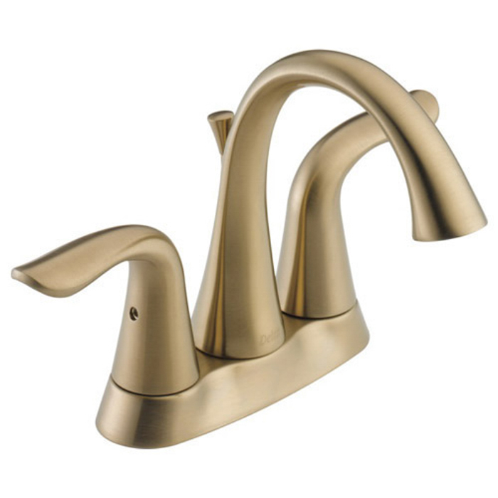 Lahara 4" Centerset Lav Fct in Champagne Bronze w/Metal Pop-Up 