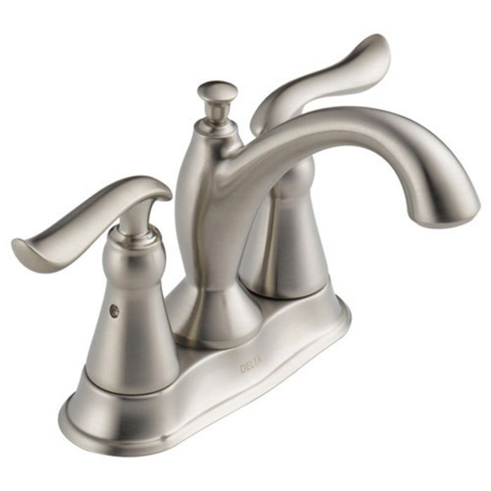Linden Centerset Lavatory Faucet in Stainless w/Metal Pop-Up