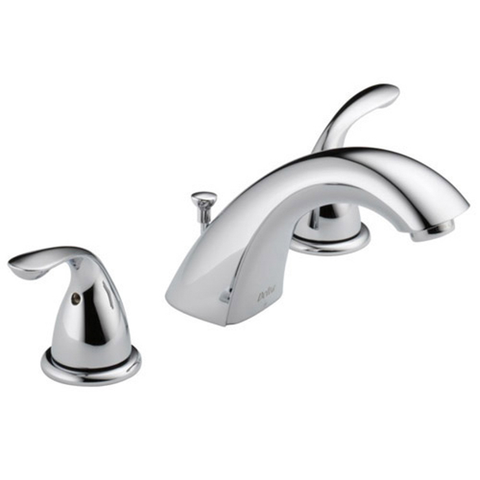 Classic Widespread Lavatory Faucet in Chrome w/Lever Handles