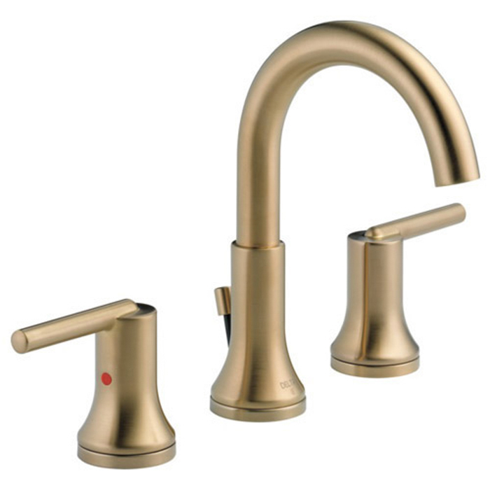 Trinsic Widespread Lavatory Faucet in Champagne Bronze