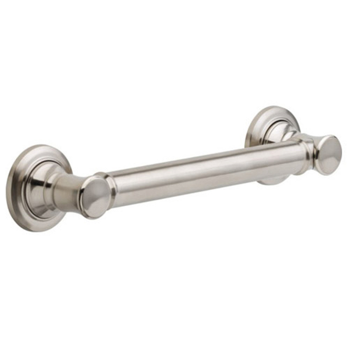 Traditional Decorative ADA 12" Grab Bar Stainless