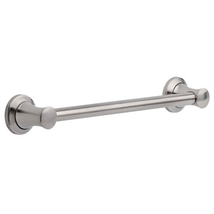 Transitional Decorative ADA 18" Oval Shaped Grab Bar Stainless