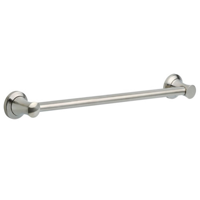 Transitional Decorative ADA 24" Oval Shaped Grab Bar Stainless