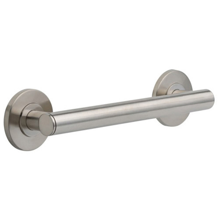 Contemporary Decorative ADA 12" Grab Bar Stainless