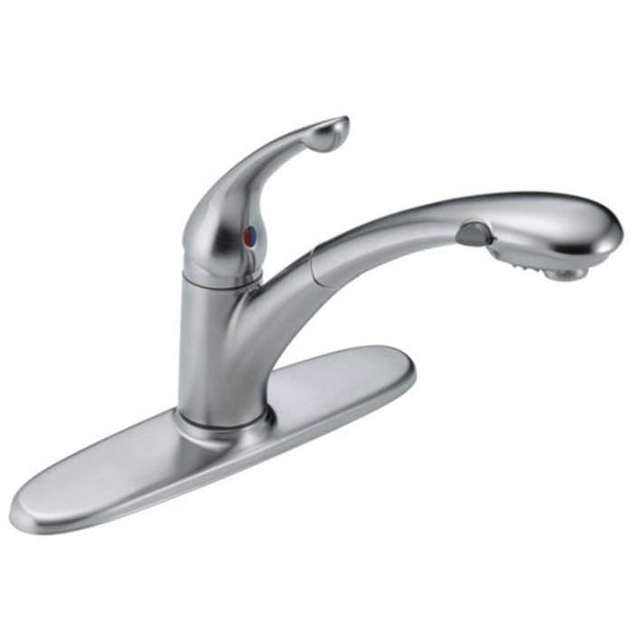 Signature Single Handle Pull-Out Spray Kitchen Faucet Arctic Stainless