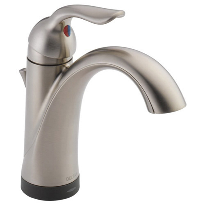 Lahara Touch2O Single Hole Lavatory Faucet in Stainless