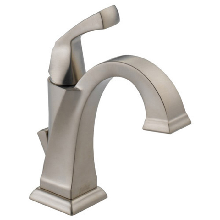 Dryden Single Hole Bathroom Faucet in Stainless