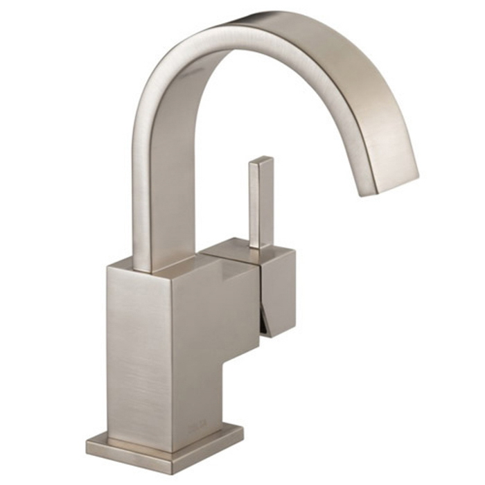 Vero Single Hole Lavatory Faucet in Stainless