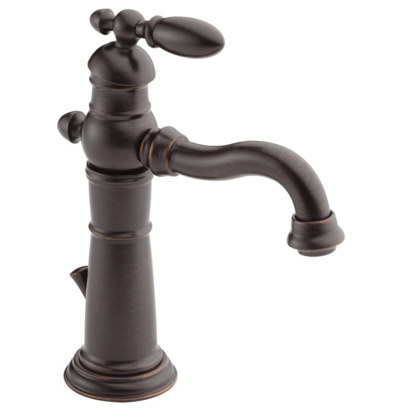 Victorian Single Handle Lav Sink Faucet in Venetian Bronze