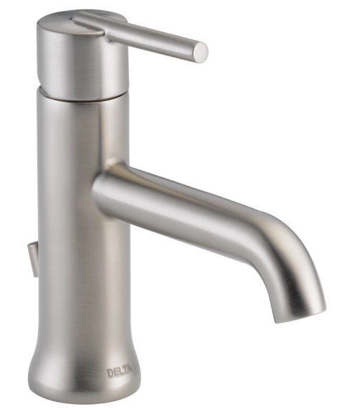 Trinsic Single Hole Lav Faucet in Stainless w/Drain 1.2 gpm