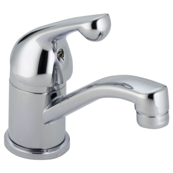 Classic Single Hole Lavatory Faucet w/out Pop-up in Chrome