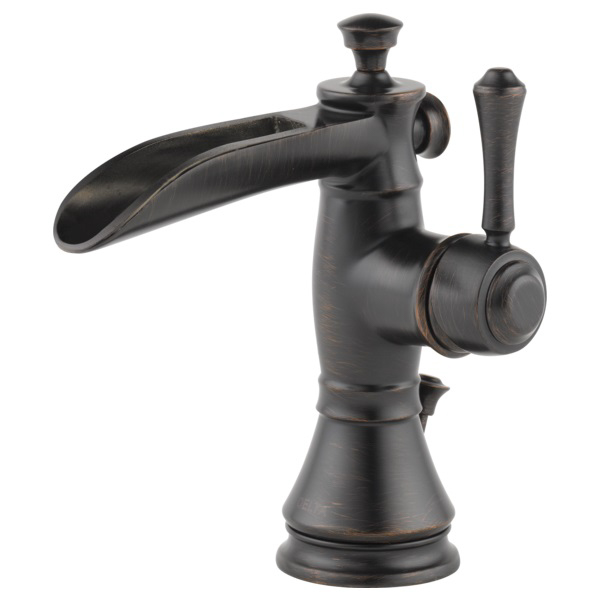 Cassidy Single Hole Lavatory Faucet in Venetian Bronze w/Channel Spout
