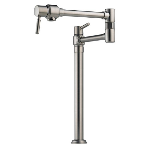 Brizo Euro Deck Mount Pot Filler Faucet in Stainless