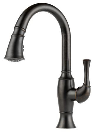 Brizo Talo Single Hole Pull-Down Kitchen Faucet in V Bronze